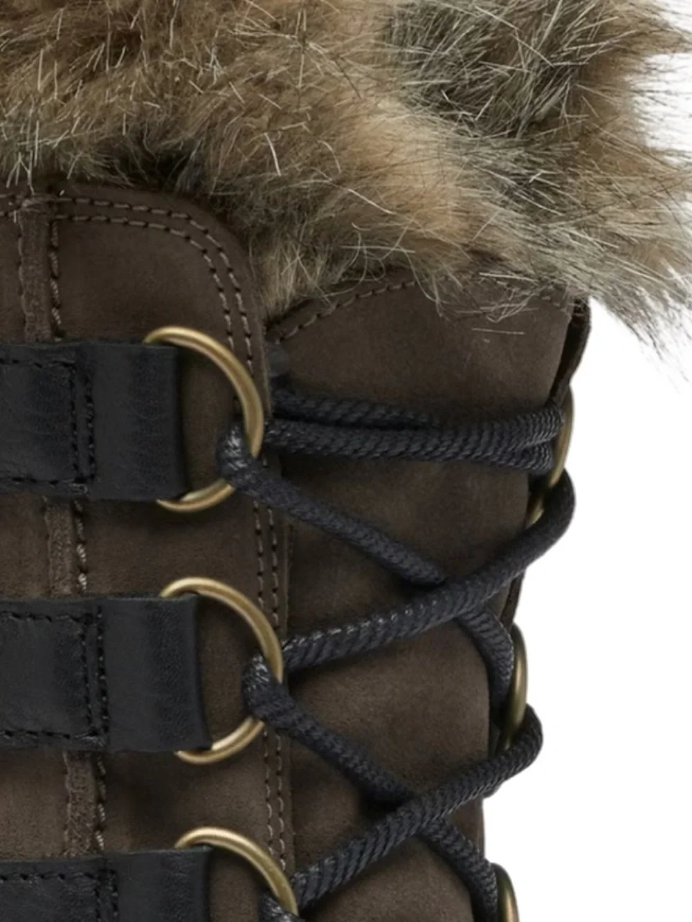 NEW Sorel Joan of Arctic Waterproof Faux Fur Boots Women’s 9.5 Major Black
